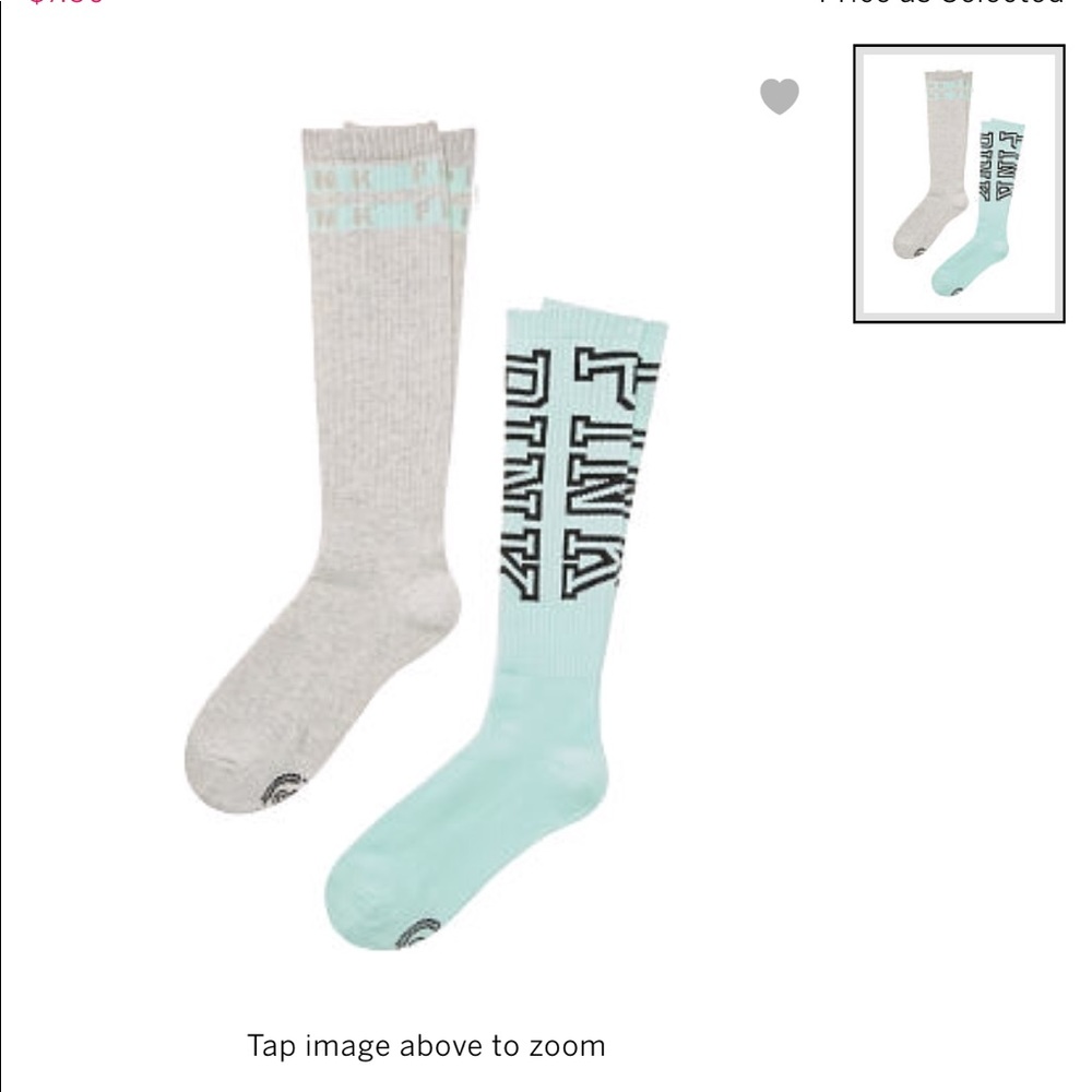 VS PINK Knee High Socks! NWT!!